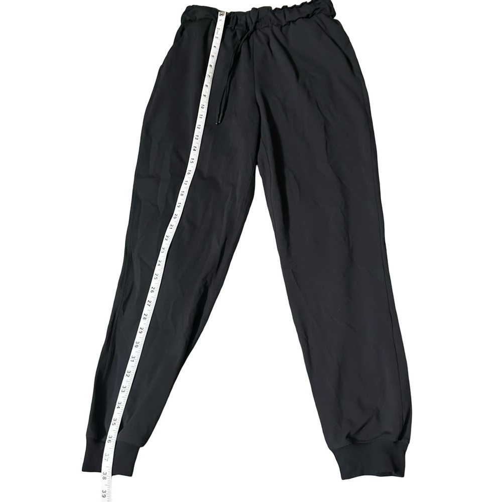 Lululemon Black Jogger Pants Size 6 Athletic Drawstring Lightweight - Picture 9 of 9